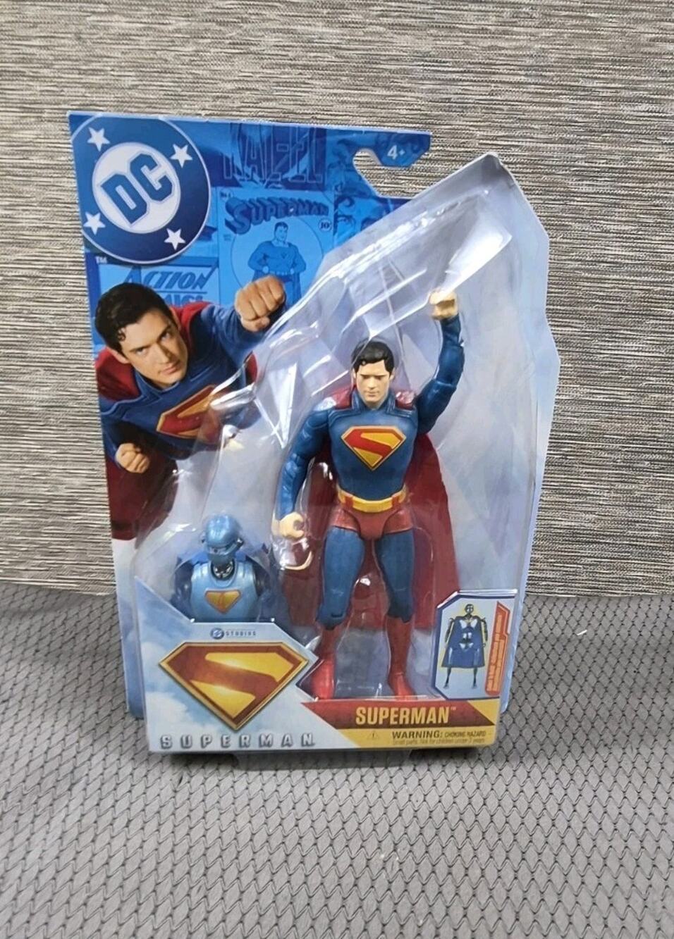 DC Spin Master The Superman Movie "Superman" Action Figures Sealed NEW